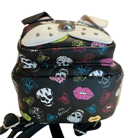 Betsey Johnson Quilted Mini Dog Puppy Backpack
Skull Black - Picture 7 of 8